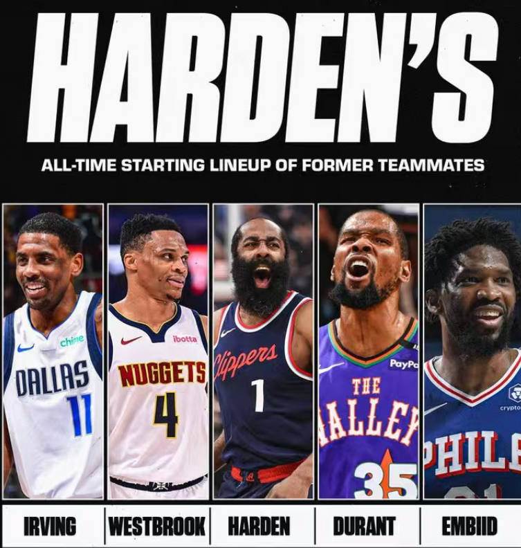 NBA：哈登心中最佳隊(duì)友出爐，比爾加盟快船原因，庫(kù)明加勇士僵持