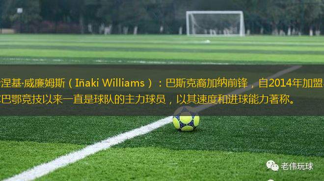 伊涅基·威廉姆斯（I?aki Williams）：巴斯克裔加納前鋒，自2014年加盟畢爾巴鄂競(jìng)技以來(lái)一直是球隊(duì)的主力球員，以其速度和進(jìn)球能力著稱。